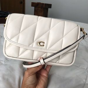 Coach Hayden Crossbody With Pillow Quilting Chalk/ White